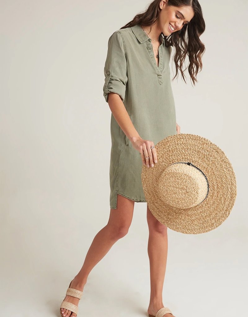 Bella Dahl long sleeve a-line shirt dress