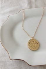 Coin Love Pendant Necklace