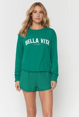 spiritual gangster Bella Vita Crop Sweatshirt