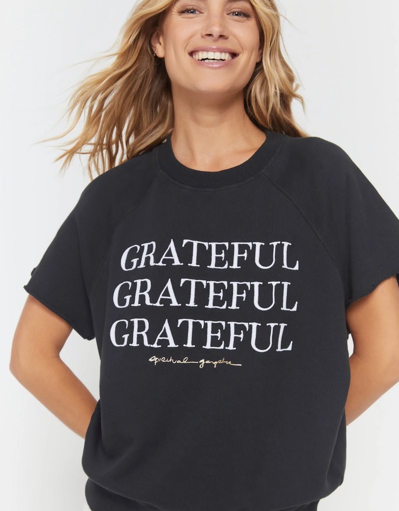spiritual gangster Grateful Cutoff Sweatshirt