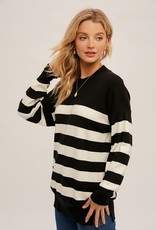 wildflower Rachel Striped Soft Sweater Tunic