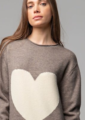 wildflower Sophie Big Heart Sweater