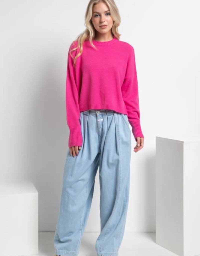 Scout Julia Cropped Hip Length Sweater