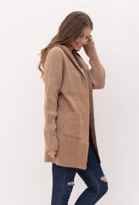 stardust Sophie Chunky Oversized Hoodie Open Front Cardigan