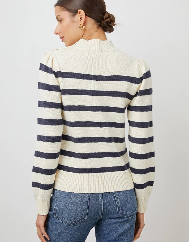 Allie Striped Knit Sweater