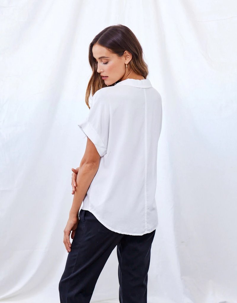 Bella Dahl slouchy short sleeve button down