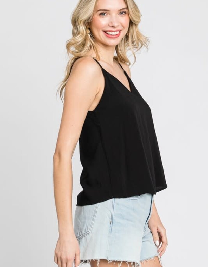 Stardust Pre-Washed Challis Cami Swing Top