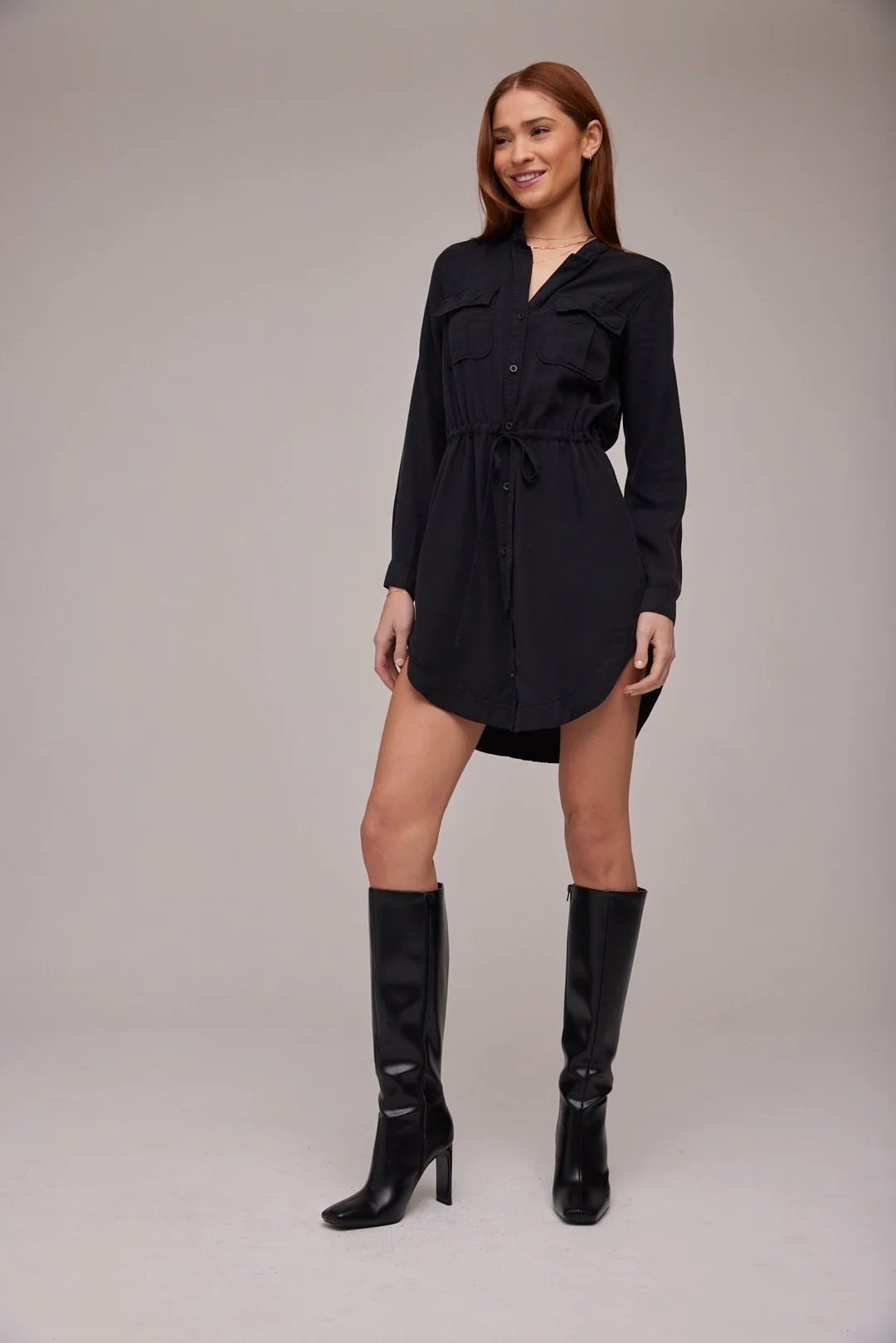 Flap Two Pocket Shirt Dress Wish List YYZ