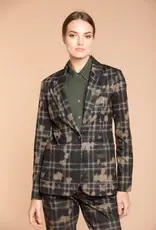 Masons Plaid Bleached Blazer