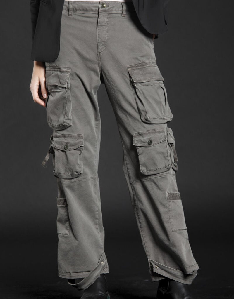 Elastic waist trousers, multi-pockets: two side pockets on legs Yellow —  Maxport Costumes for Work