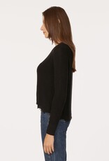 Autumn Cashmere Distressed Scallop Cotton Knit