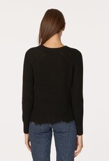 Autumn Cashmere Distressed Scallop Cotton Knit