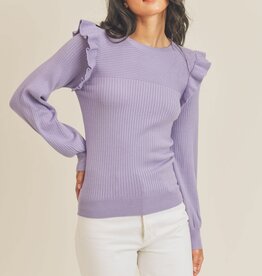 Scout Rita Ruffle Knit Sweater