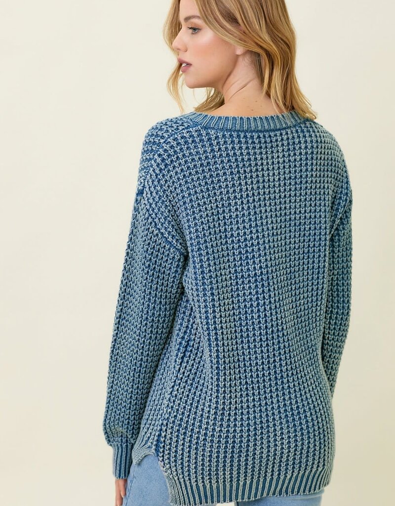 Scout Amelia Waffle Weave Baggy Sweater