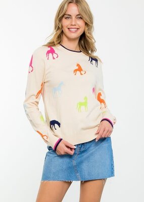 Scout Sienna Long Sleeve Horse Top