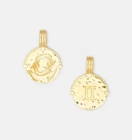 Deux Lions Gemini Zodiac Necklace