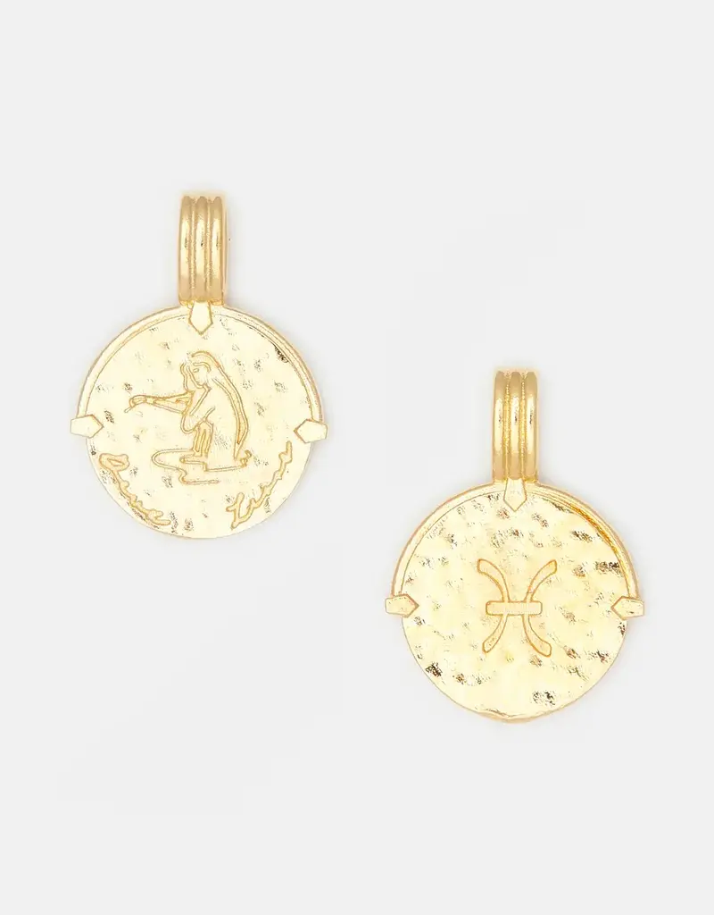 Deux Lions Pisces Zodiac Necklace