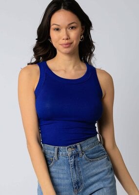 Scout Ribbed Fitted Scoop Neck Tank Top