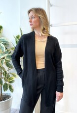 Autumn Cashmere Sandy Tie Front Rib Cardigan