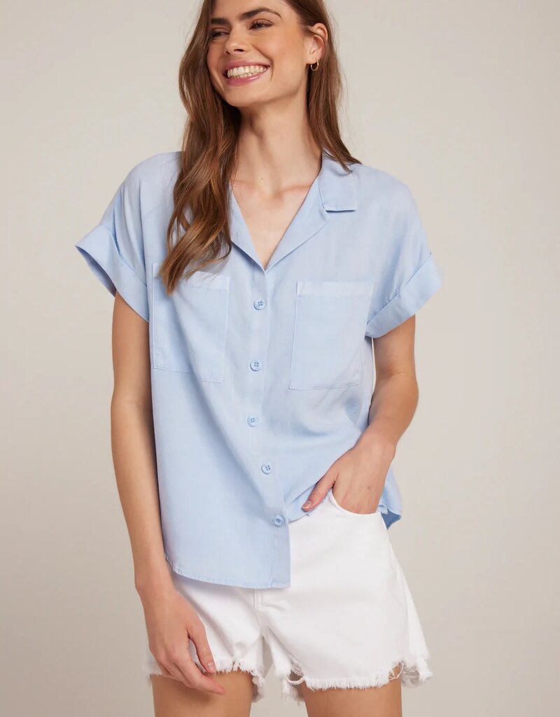 Bella Dahl slouchy short sleeve button down