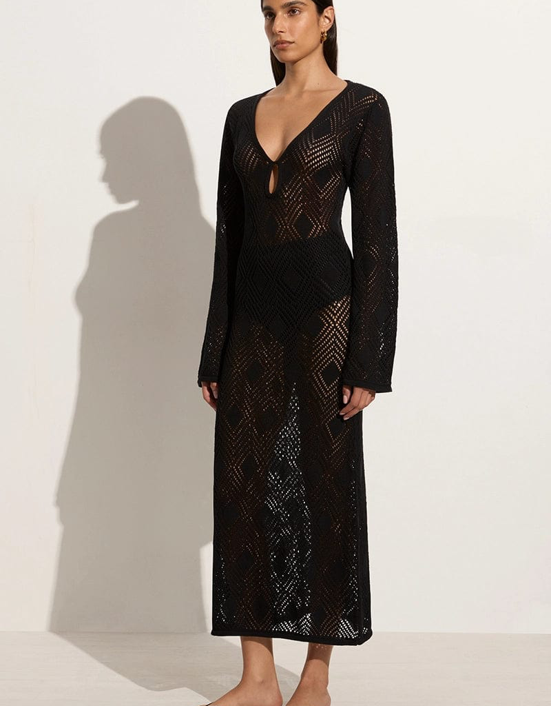 Serena Pointelle Knit Dress - Wish List YYZ