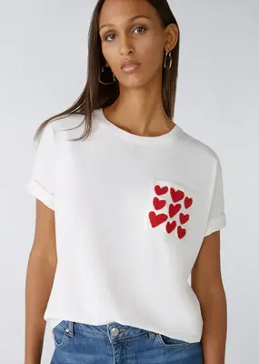 Oui Hearts Pocket Tee