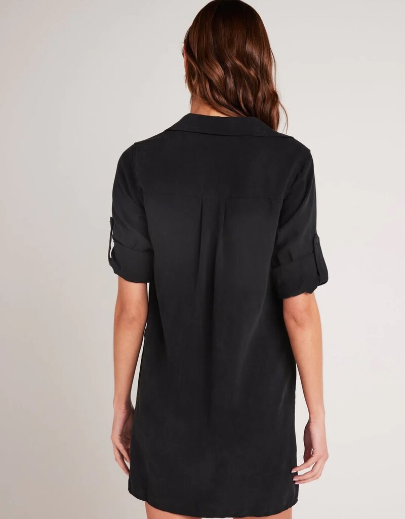 long sleeve a-line shirt dress - Wish List YYZ