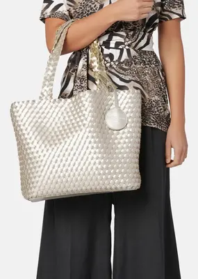 Ilse Jacobsen Reversible Tote Bag Platinum