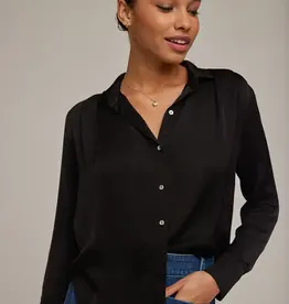 Bella Dahl Pleated Button Down Shirt