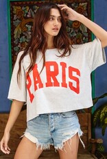 Scout Paris Graphic Jersey Boxy Crop Top