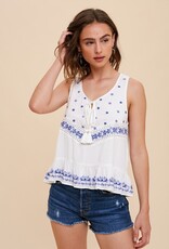 Scout Ellen Embroidered Tank