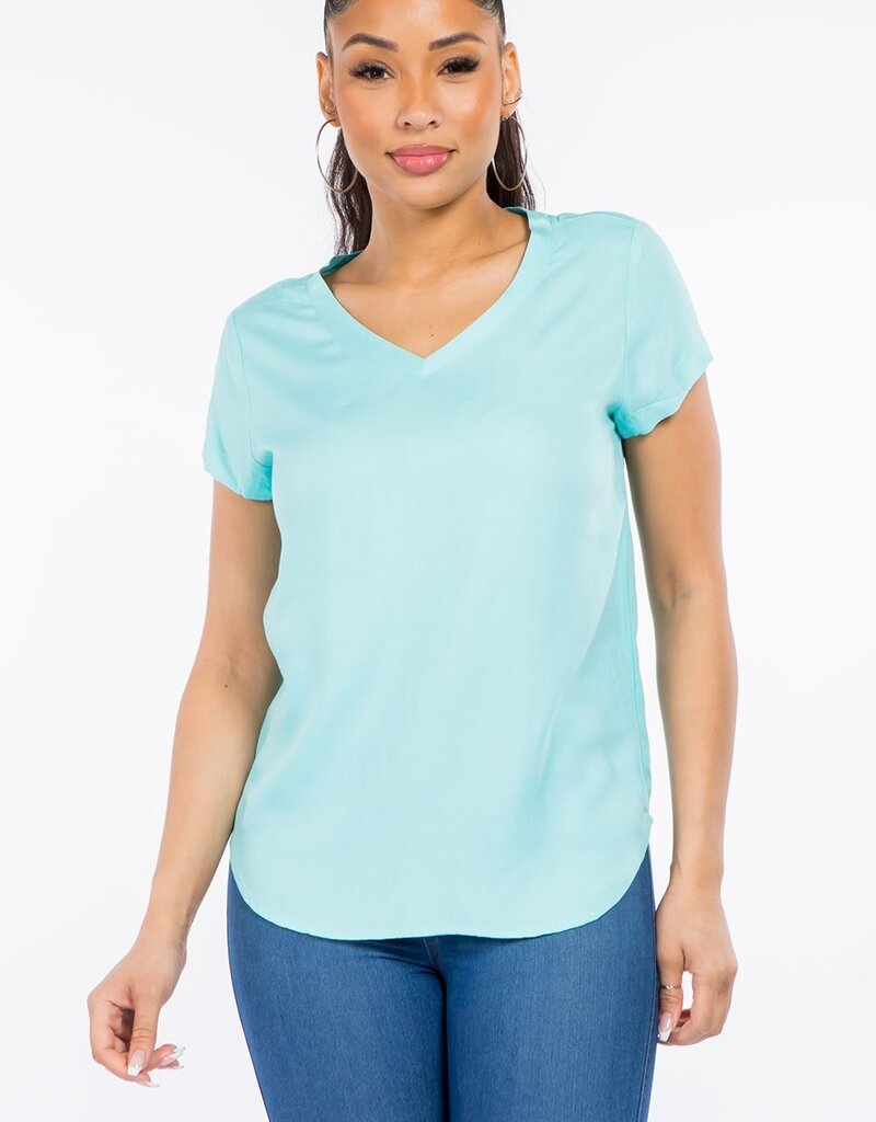 Scout Cate V-Neck Rayon T-Shirt