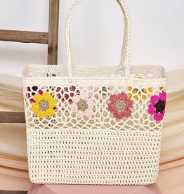 Scout Blossom Handmade Cotton Woven Tote
