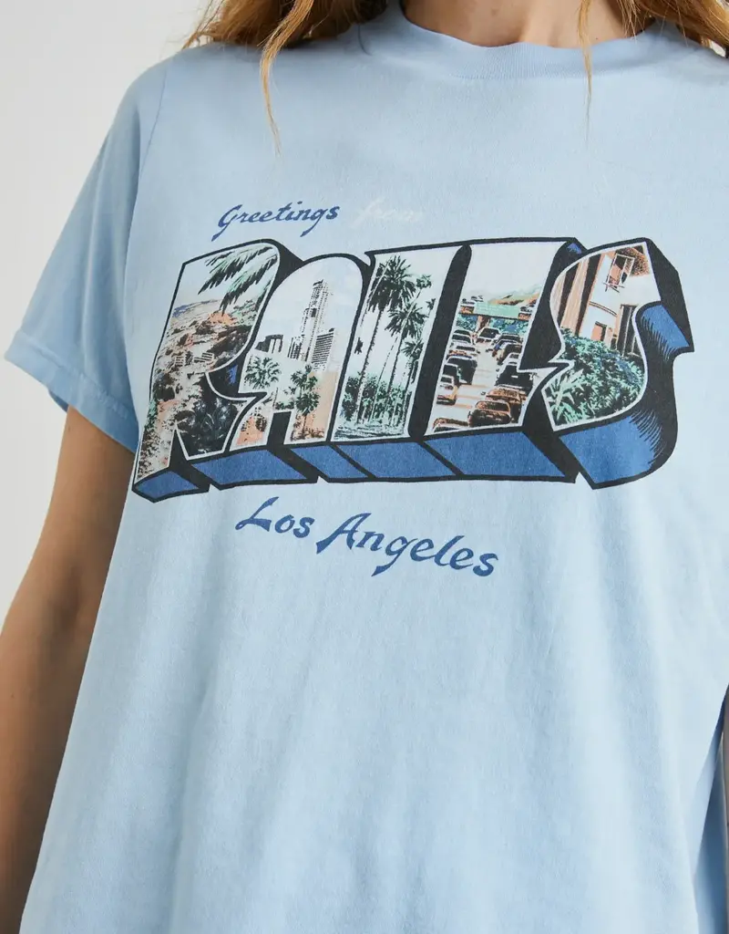 Rails Rails La Postcard Boyfriend Tee