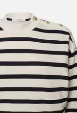 Frame Button Detail Sweatshirt