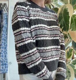Autumn Cashmere Chunky Stripe Crew