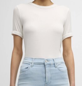 Frame Crochet Trim Tee
