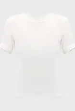 Frame Crochet Trim Tee