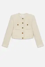 Frame Cropped Button Jacket