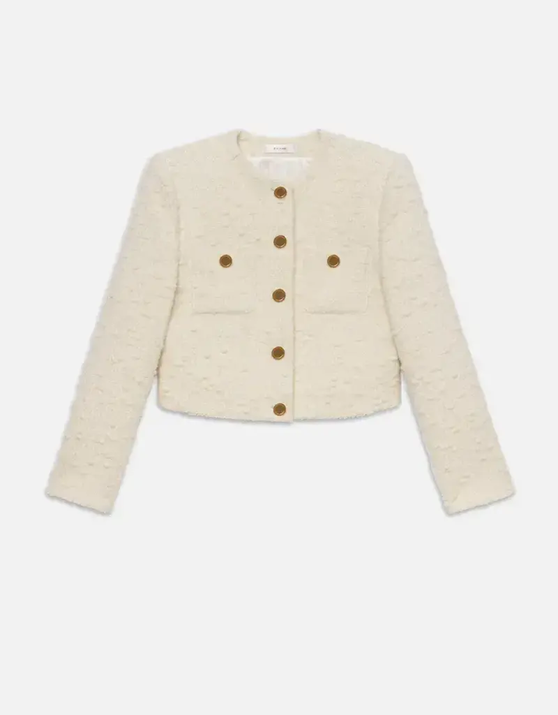 Frame Cropped Button Jacket