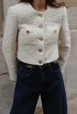 Frame Cropped Button Jacket