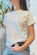 Frame Side Button Tee