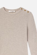 Frame L/S Rib Button Crew