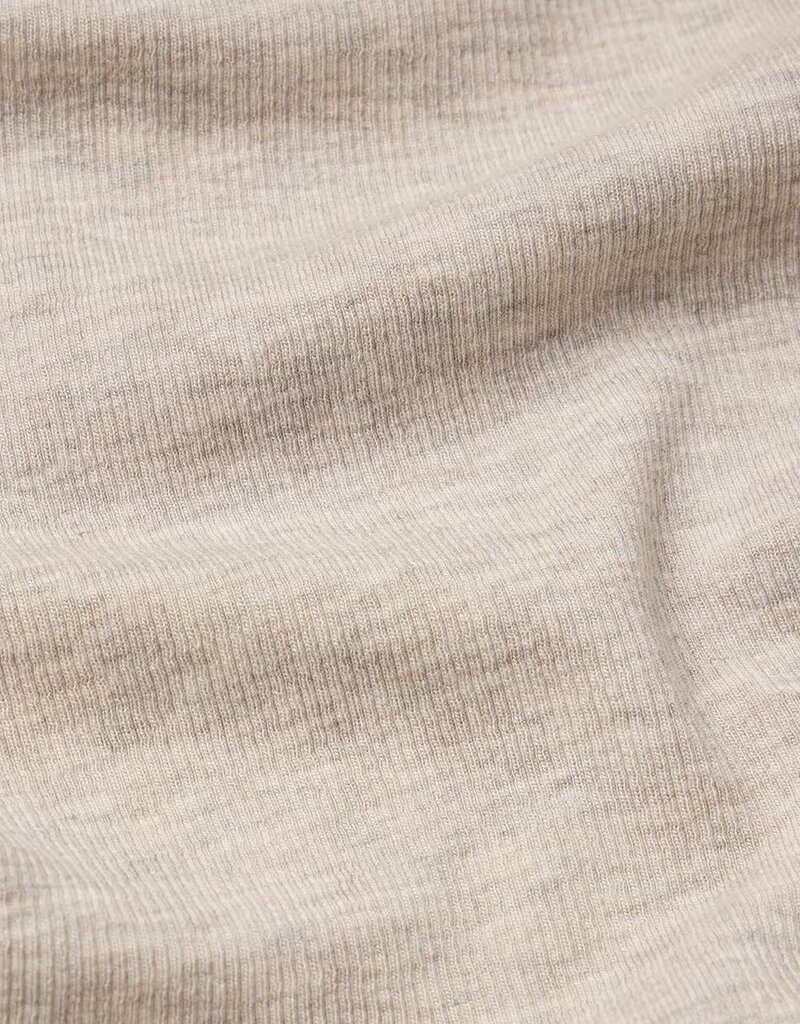 Frame L/S Rib Button Crew