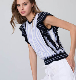 Autumn Cashmere Striped Texture Stitch