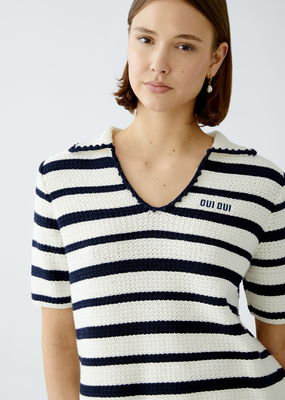 Oui Polo Pullover