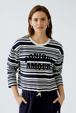 Oui Bonjour Amour Print Sweatshirt
