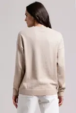 Minnie Rose Single Rose Crew Pullover