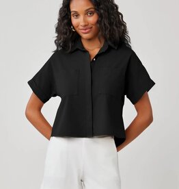 Bella Dahl Boxy Two Pocket Short Sleeve Shirt