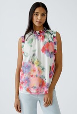 Oui Chiffon Printed Blouse